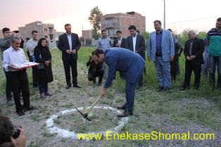 آیین کلنگ زنی 14 پروژه عمومی و ورزشی محلات شهر آمل